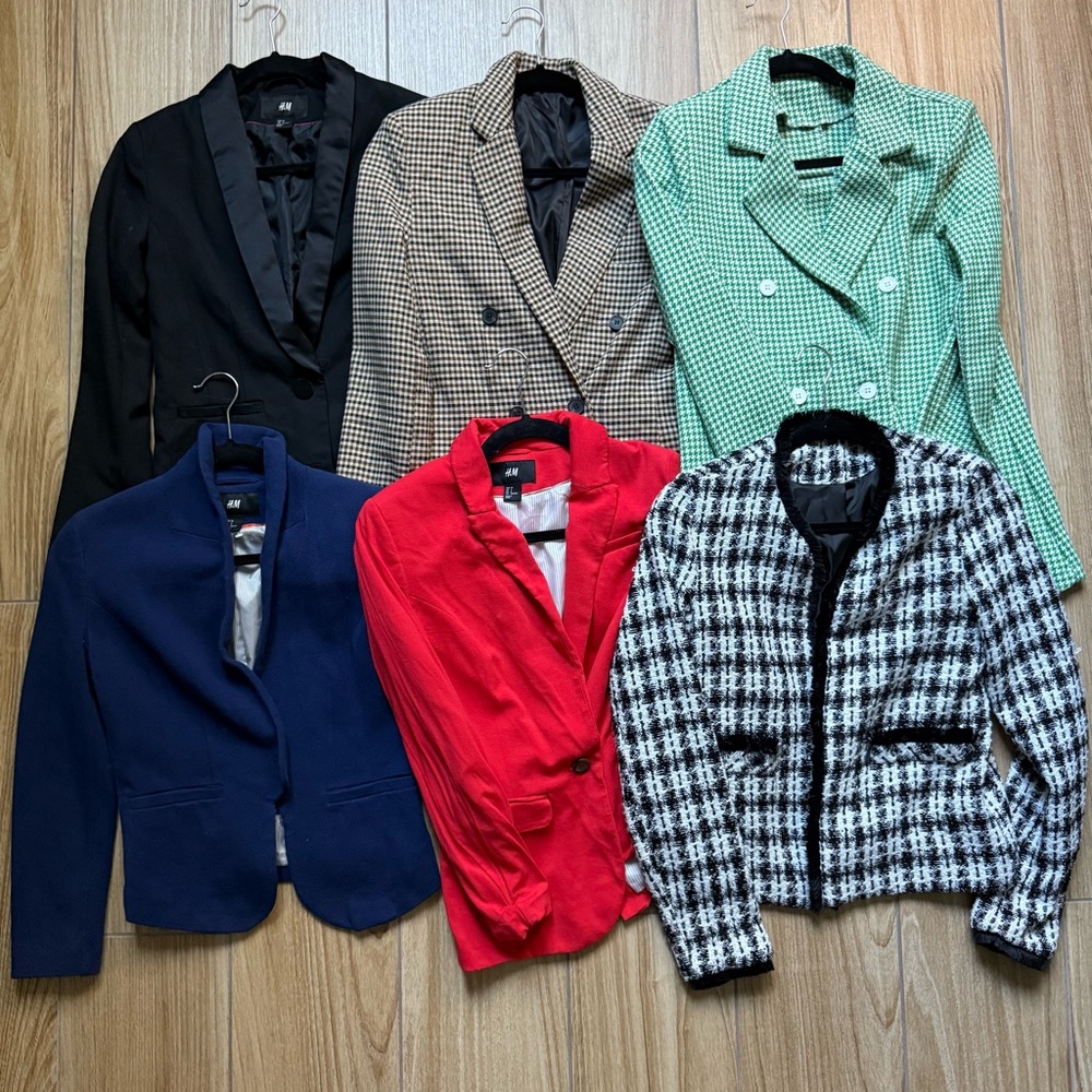 Women's Blazer Jacket Bundle of 6